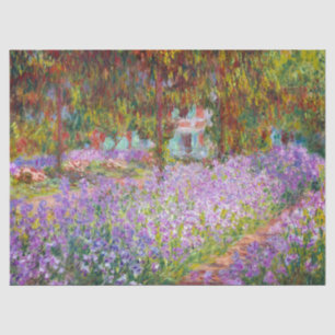 Papel De Seda Jardín del artista en Giverny por Claude Monet