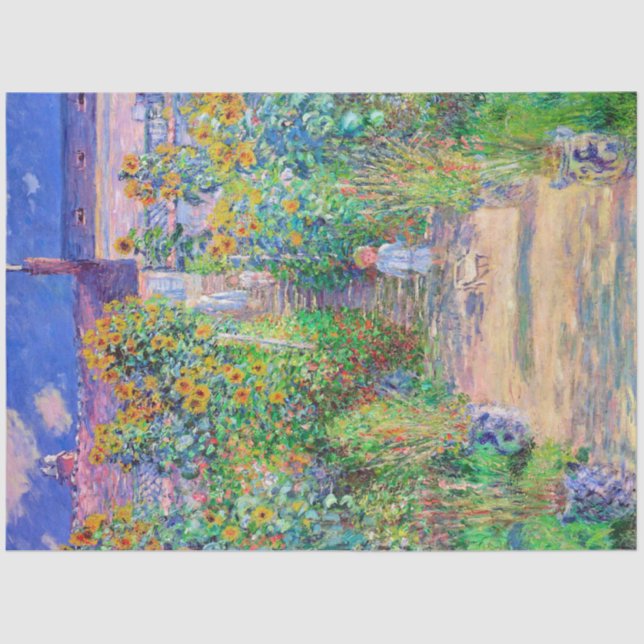 Papel De Seda Jardín del artista, Monet (Anverso)