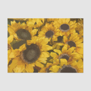 Papel De Seda Jardín del girasol Rústico País Vintage Floral
