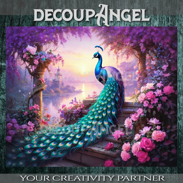 Papel De Seda Jardín del pavo real - Desnudo - (Subido por el creador)