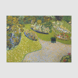 Papel De Seda Jardín en Auvers, Arte Vincent van Gogh