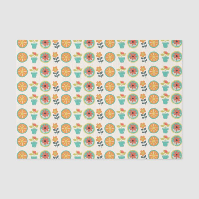 Papel De Seda Jardín floral - Penny (Anverso)