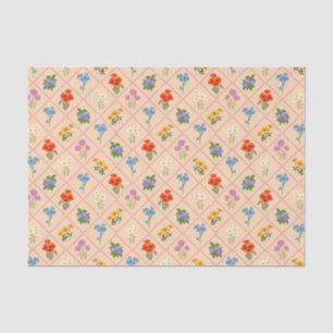 Papel De Seda Jardín Harlequin de flores silvestres
