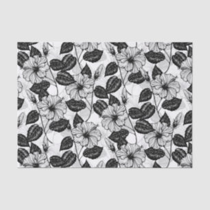 Papel De Seda Jardín Hibiscus