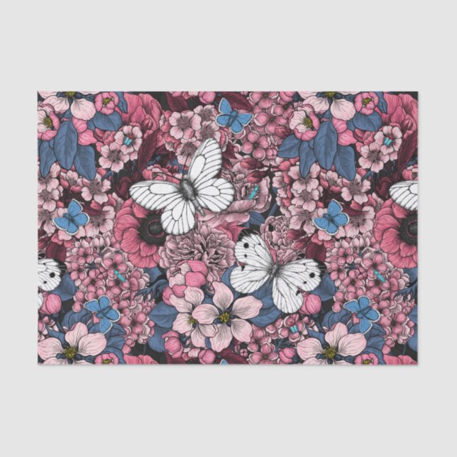 Papel De Seda Jardín primavera (Anverso)