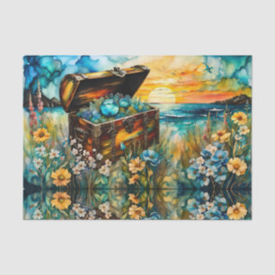 Papel De Seda Jardín Treasure Chest