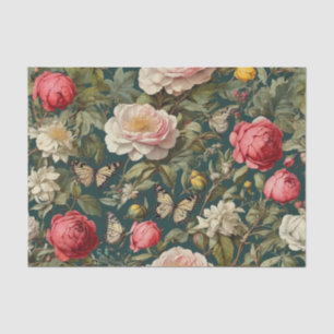 Papel De Seda Jardín victoriano