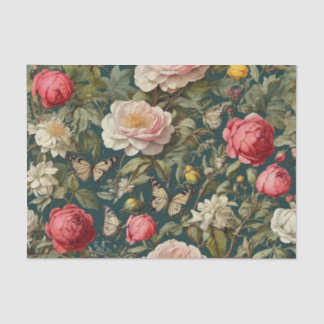 Papel De Seda Jardín victoriano