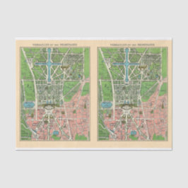 Papel De Seda Jardines de Versalles, Decoración Vintage restaura