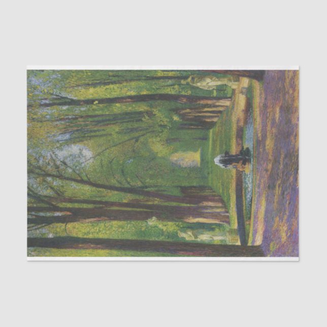 Papel De Seda Jardines del Palacio de Versalles (Francia) (Anverso)