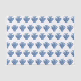 Papel De Seda Jarras de jengibre Chinoiserie Blue Willow  