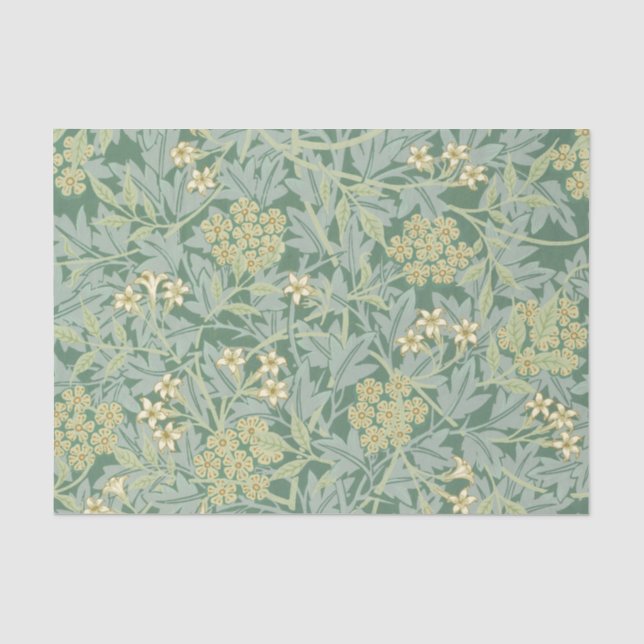 Papel De Seda Jasmine (por William Morris) (Anverso)