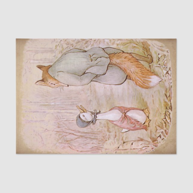 Papel De Seda Jemima Puddle Duck (Anverso)