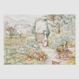 Papel De Seda Jemima Puddle Duck en el jardín del señor Mc Grego