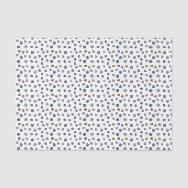 Papel De Seda Jennifer Confetti Dots, pequeño (Anverso)