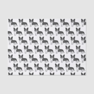 Papel De Seda Jersey de Cartulina en Blanco y Negro Patrón de Pe