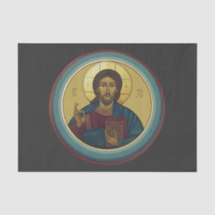 Papel De Seda Jesucristo Pantocrátor 