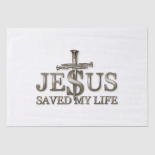 Papel De Seda Jesucristo Salvó Mi Regalo De Vida Para Las Mujere