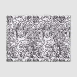 Papel De Seda Jesucristo y 12 apóstoles