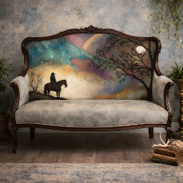 Papel De Seda Jinete a la luz de la luna decoupage