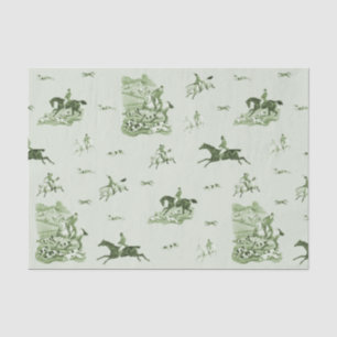 Papel De Seda Jinetes de caballos de zorro vintage sabuesos de c