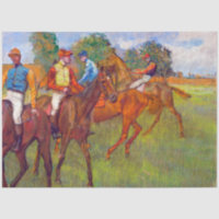 Jinetes y caballos de raza, Edgar Degas