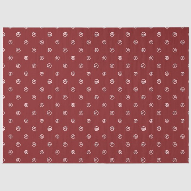 Papel De Seda Jingle Bell Tissue Paper-Compliments Skating Santa (Anverso)