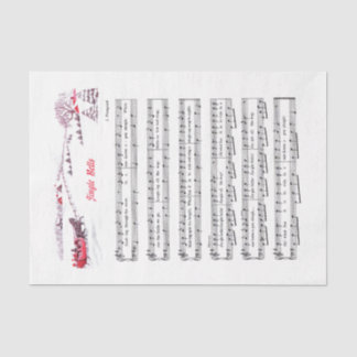 Papel De Seda Jingle Bells Navidades Holiday Carol Sheet Music
