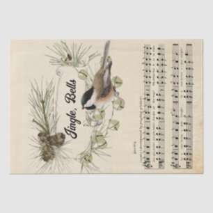 Papel De Seda Jingle Bells Sheet Navidades de música Carol Chick