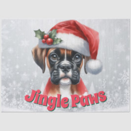 Papel De Seda Jingle Paws y Boxer Dog Joy