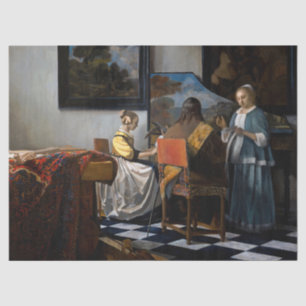 Papel De Seda Johannes Vermeer - El concierto