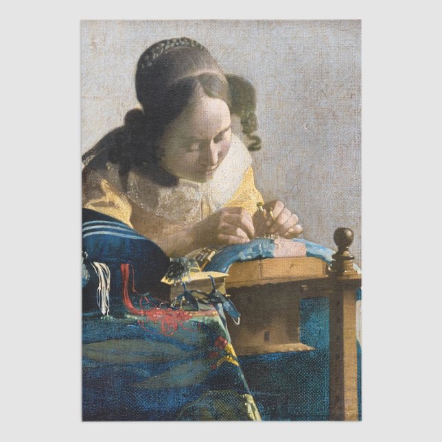 Papel De Seda Johannes Vermeer - El Lacemaker (Subido por el creador)