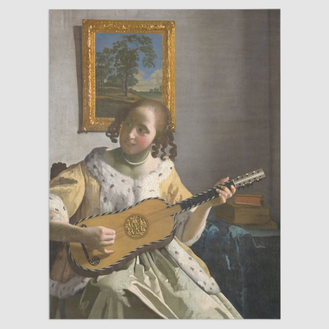 Papel De Seda Johannes Vermeer, guitarrista (Subido por el creador)