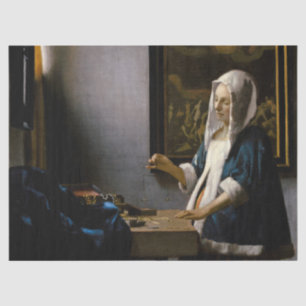 Papel De Seda Johannes Vermeer - Mujer con equilibrio