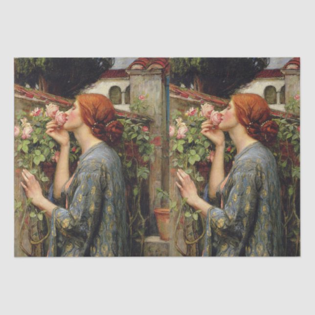 Papel De Seda John William Waterhouse (Anverso)