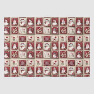 Papel De Seda Jolly Snowmen
