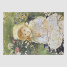 Joven Chica con muñeca (por Berthe Morisot)