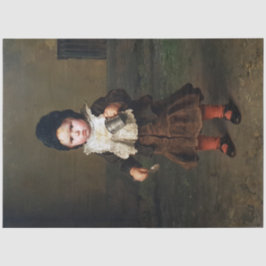 Papel De Seda Joven Chica con una copa vacía (Ludwig Knaus)