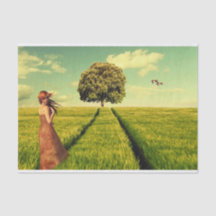 Joven Chica en un campo