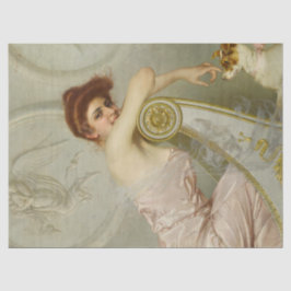 Papel De Seda Joven sorprendiendo a su perro con pipa (por V.M.