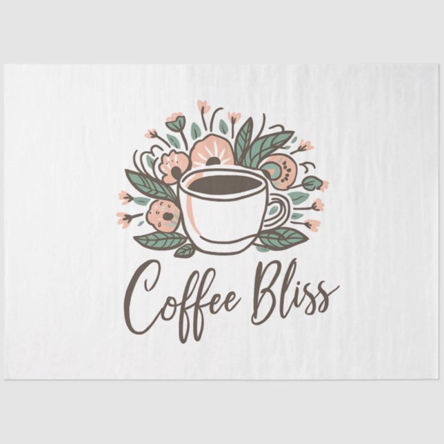 Papel De Seda Joy Joy Ephemera-Espresso Elegance Ephemera (Anverso)