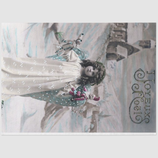 Papel De Seda Joyeux Noel (Anverso)