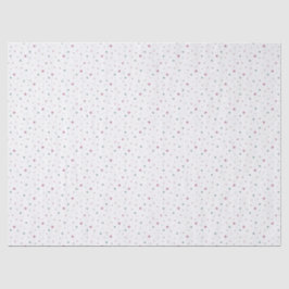 Papel De Seda Juego de 3 estrellas y corazones mini rosa opaco y