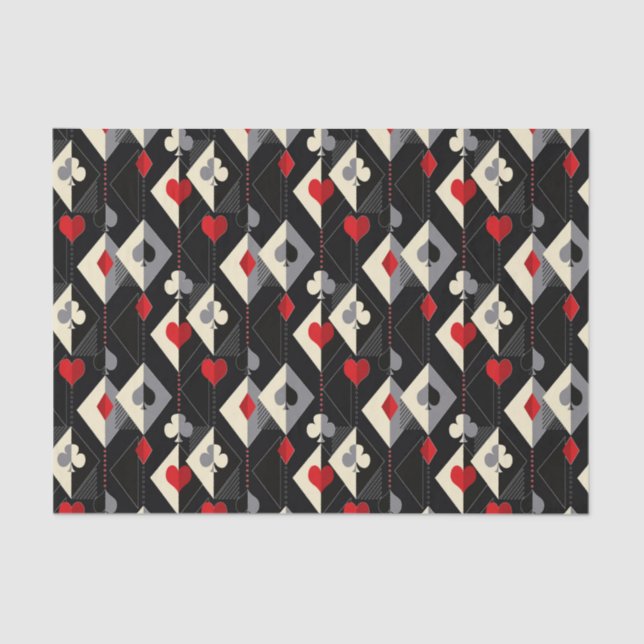 Papel De Seda Juego de cartas en el póker. (Anverso)