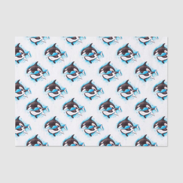 Papel De Seda juego de orca (Anverso)