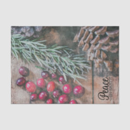 Papel De Seda Juego de papeles de tejidos (2) Paz en la Tierra