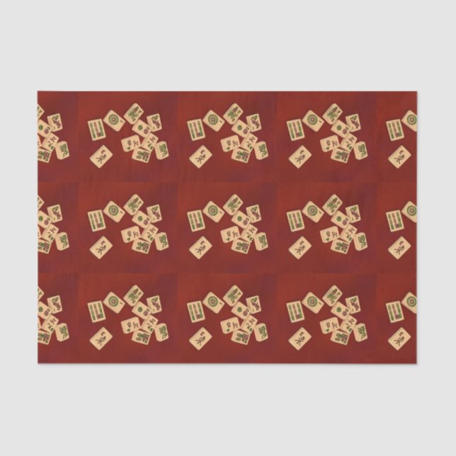 Papel De Seda Juego del Mah Jongg (Anverso)