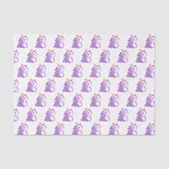 Papel De Seda Jueves de cumpleaños de Unicornio (Anverso)