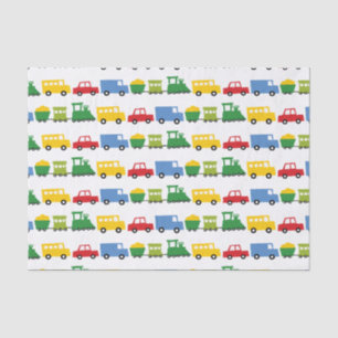 Papel De Seda Juguetes de Niños Transporte Colorido Fiesta de Cu