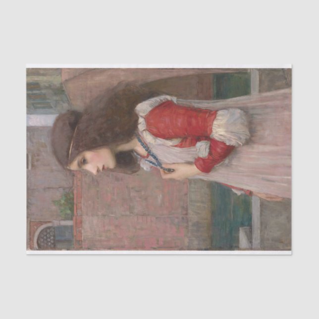 Papel De Seda Juliet por John William Waterhouse (Anverso)